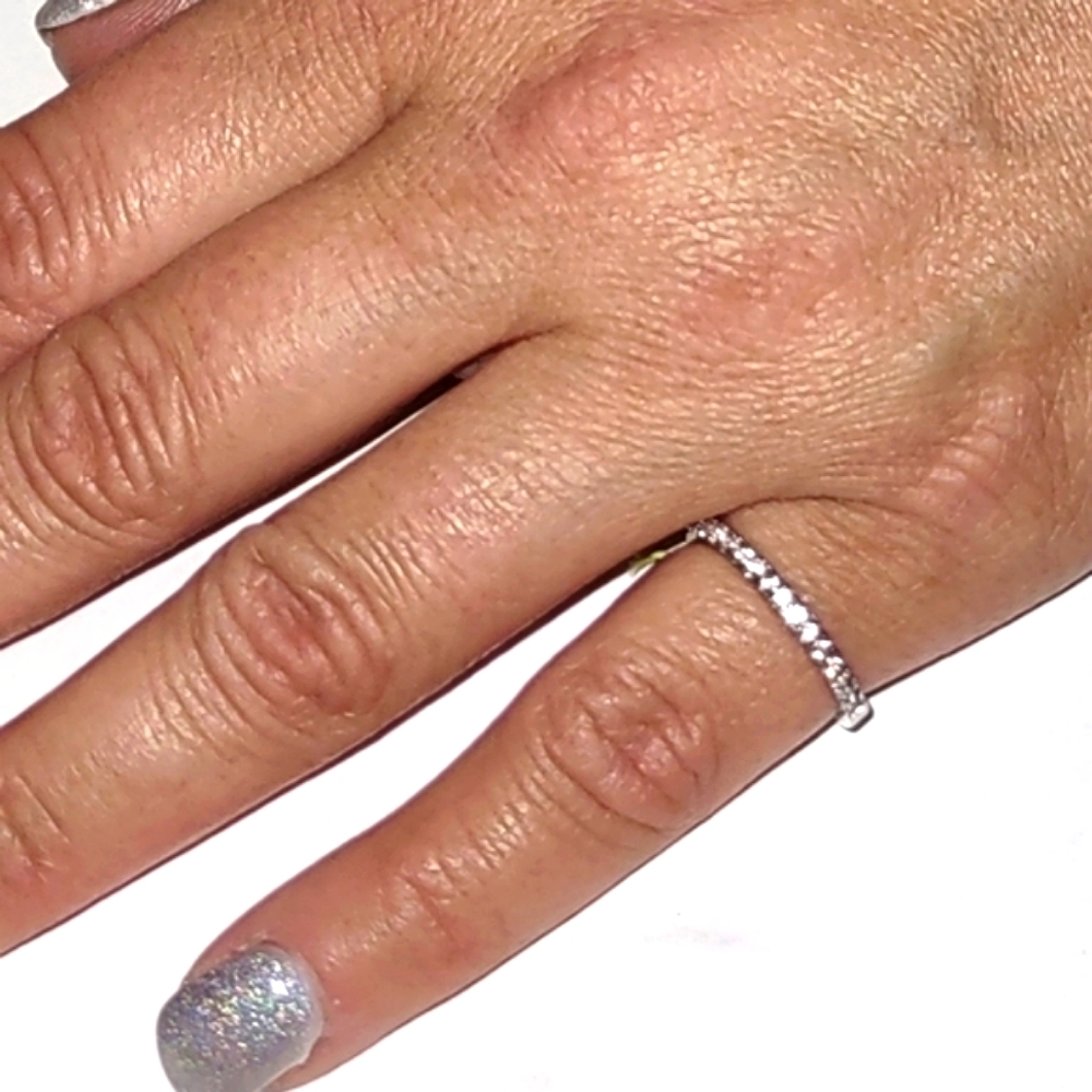 White Gold Eternity Band